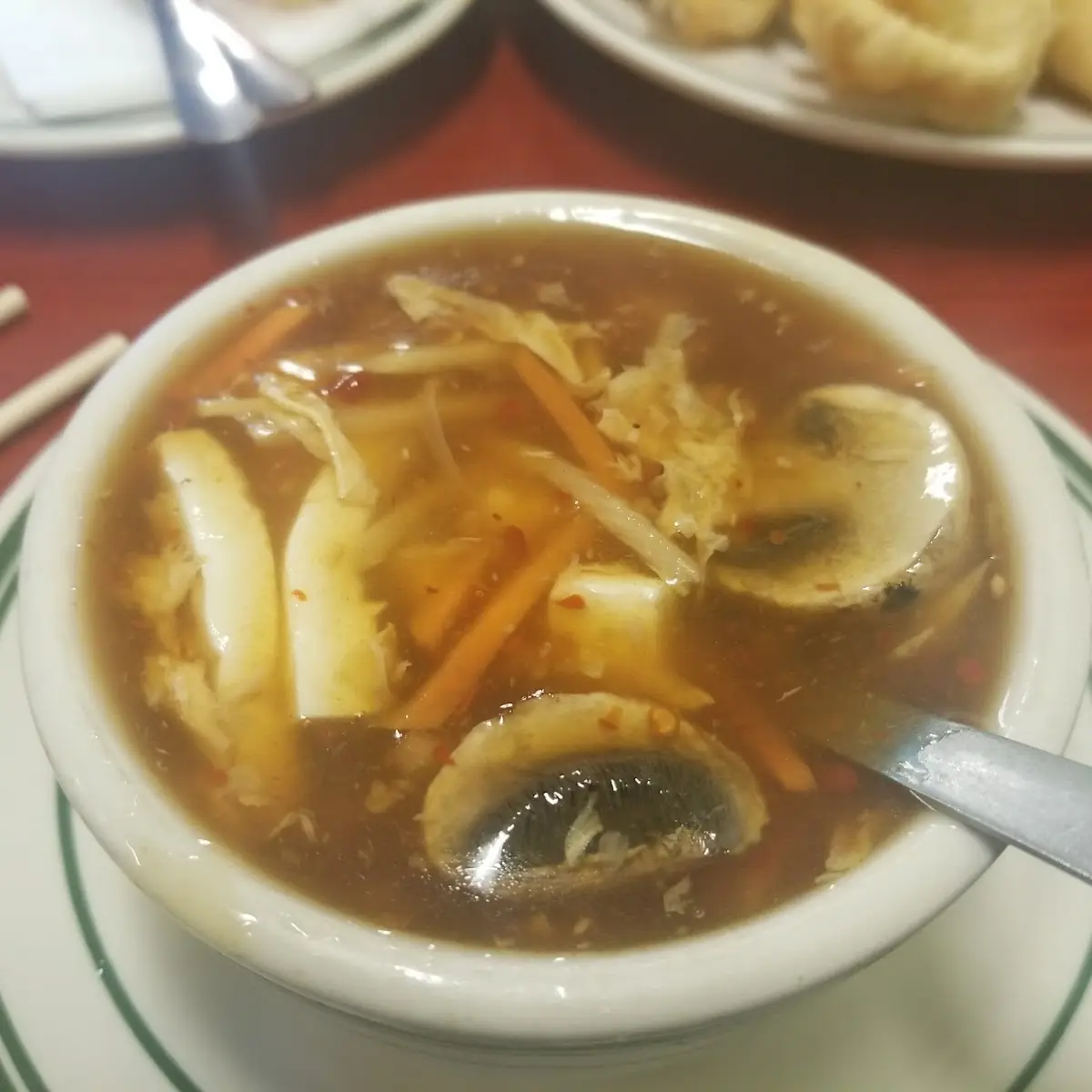 hot & sour soup 酸辣汤